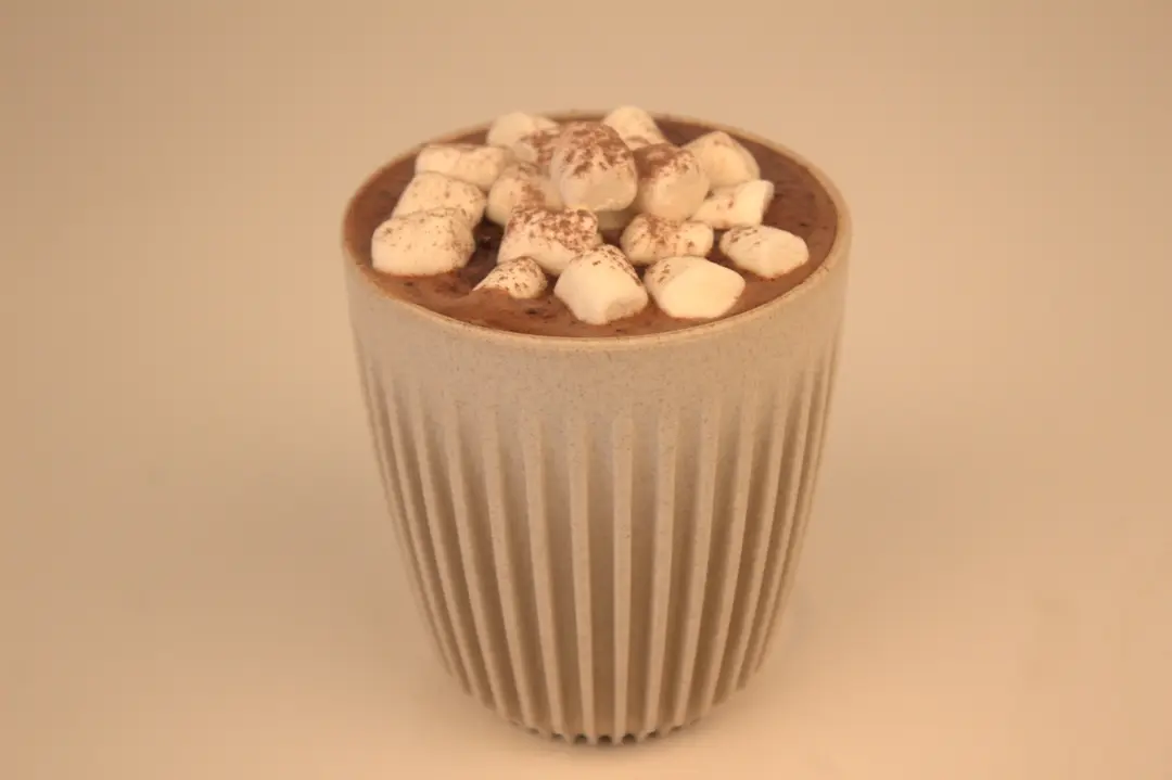 Hot chocolat with marshmallow